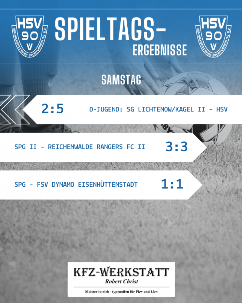 Widget Bild Spieltagsergebnisse